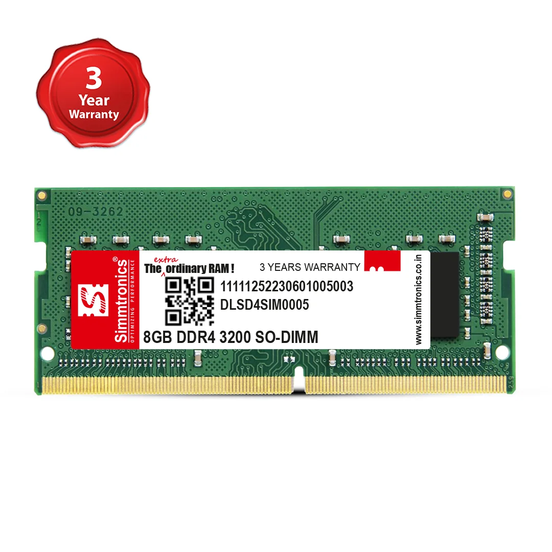 Simmtronics SO-DIMM RAM 8GB DDR4 3200MHz (Laptop) - Image 2