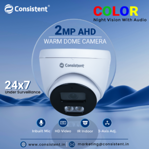 Consistent AHD Dome Camera 2MP (CTCMHDW2MPA)