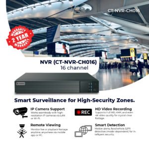 Consistent NVR 16 Channel (CT-NVR-CH016)