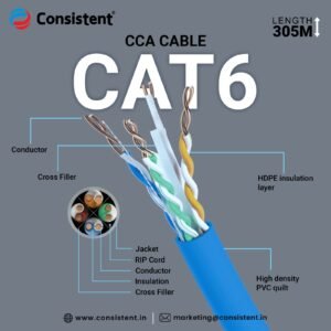 Consistent Cat6 CCA Cable 305m (CT-CC-305M)