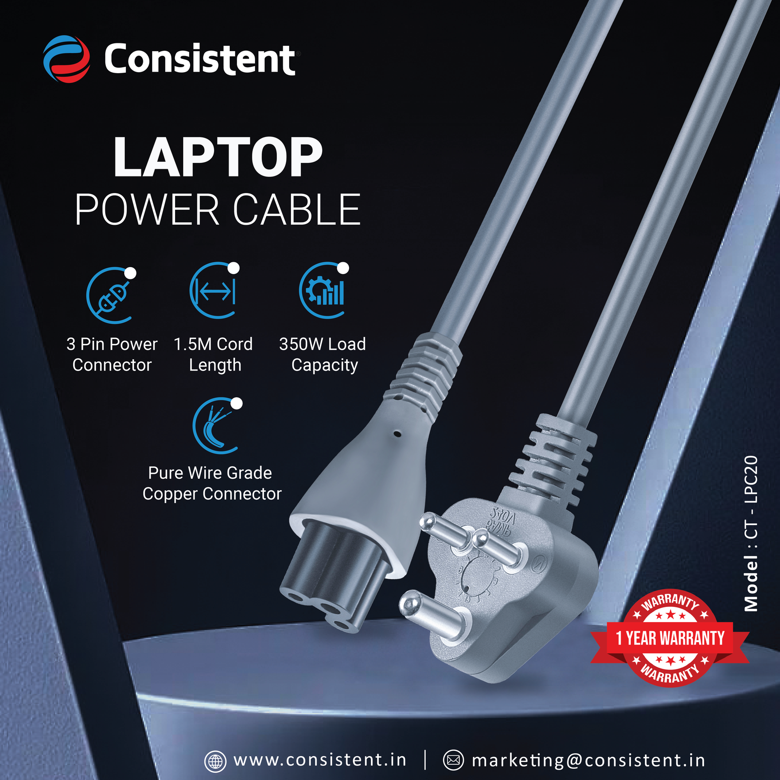Consistent Cat6 Copper Cable 305m (CT-CC-305MC)