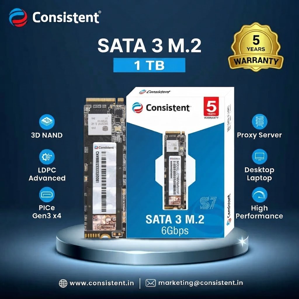 Consistent M.2 SSD 1TB (CTM2S001S6)
