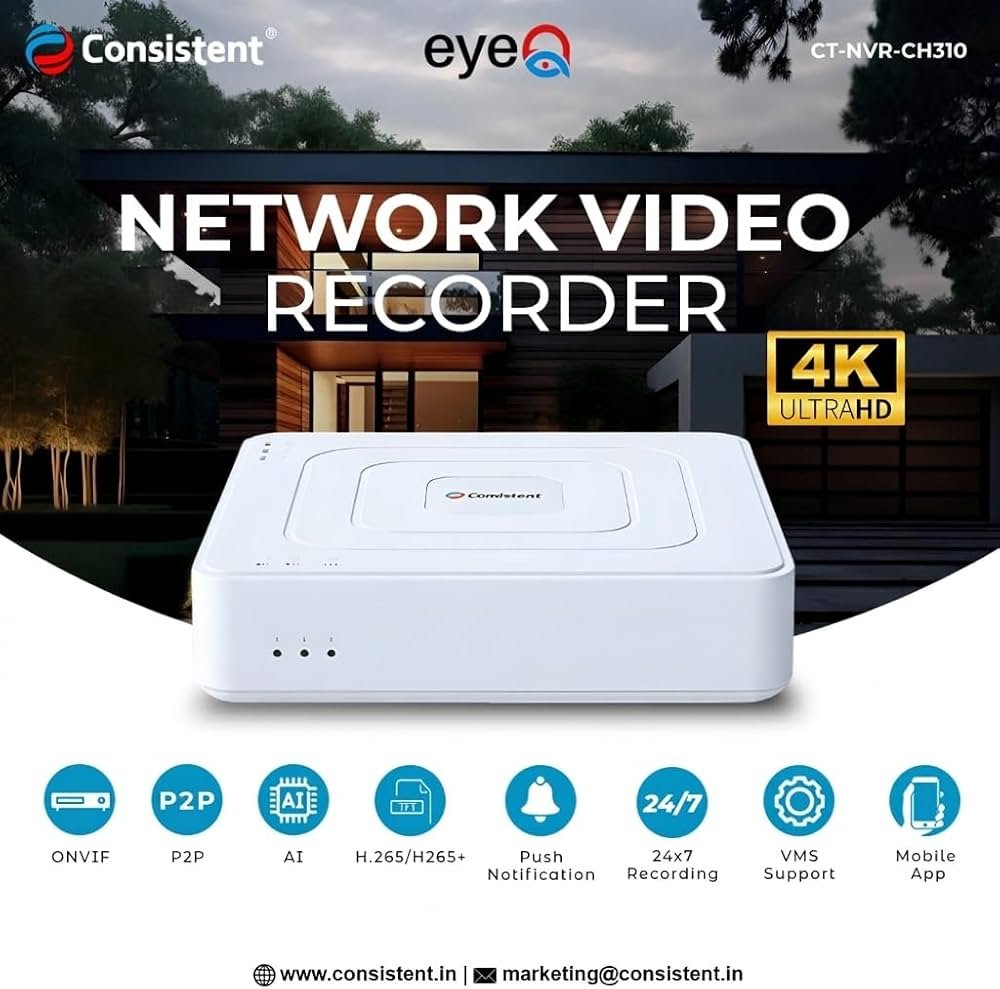 Consistent NVR 10 Channel (CT-NVR-CH310)