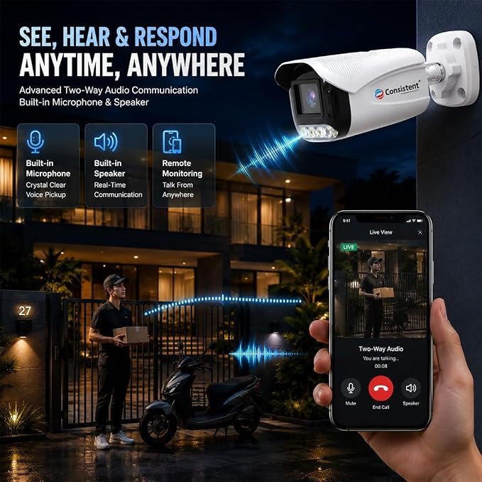 Consistent Warm Bullet Camera 4MP (CTCMIBW4MP) - Image 2