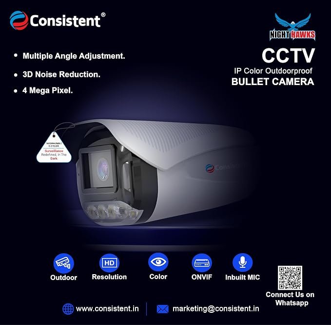 Consistent Warm Bullet Camera 4MP (CTCMIBW4MP) - Image 3
