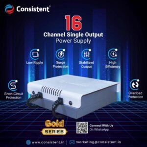 Consistent CCTV Power Supply 16 Port (CT-CPS-S16PG)