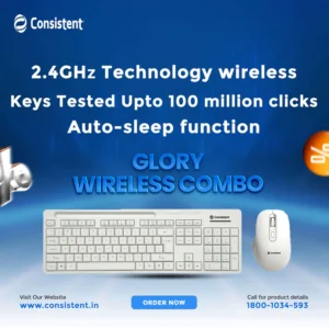 Consistent Wireless Keyboard Mouse Combo (CMW402)