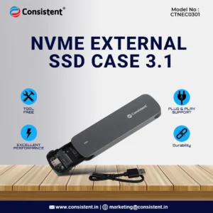 NVMe External SSD Case USB 3.1 (CTNEC0301)