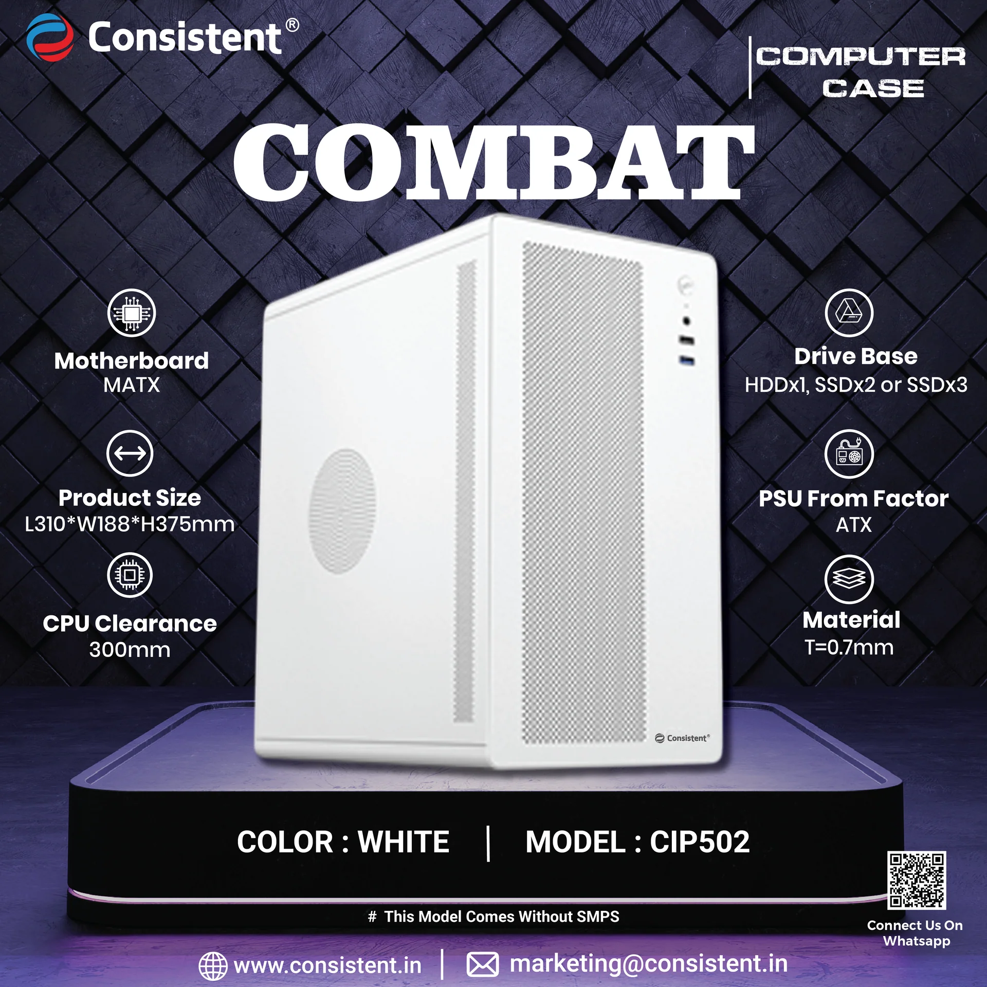 Consistent Gaming Cabinet (CIP502)
