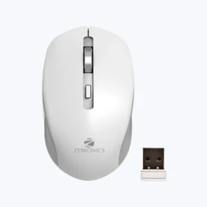 JAGUAR MOUSE WIRELESS (WHITE+SILVER)